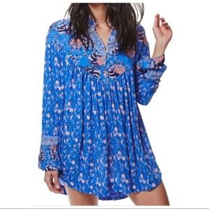 Free People Wildflower Fields Henley Tunic